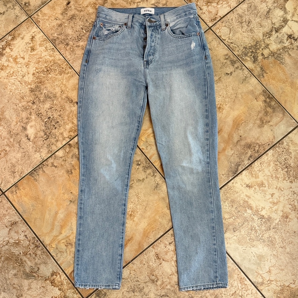 Pistola High Rise Straight Leg Jean